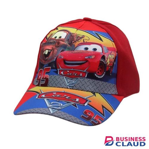 Cars Racing Police Car Red Baseball Cap Hat Kids Children Cartoon cotton canvas