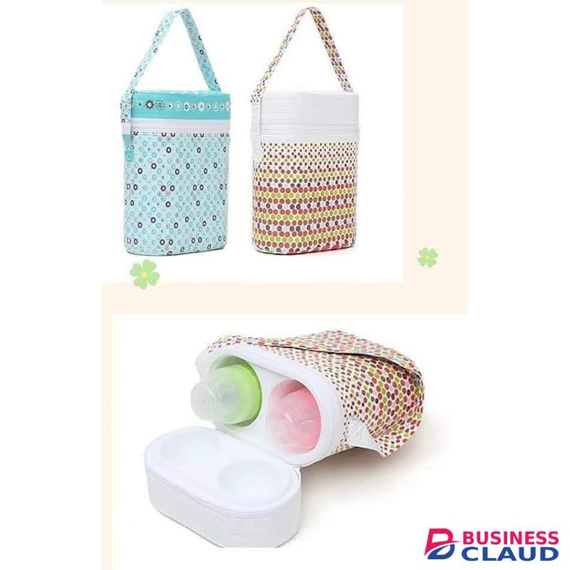 Bottles warmer with 2 bottles ,multicolors 1pc