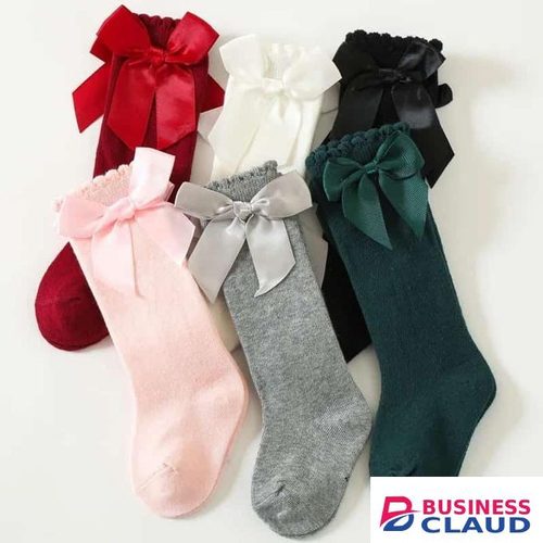 2PCS Cotton Baby Long Knee Socks Newborn Baby Stockings(0-2YRS)