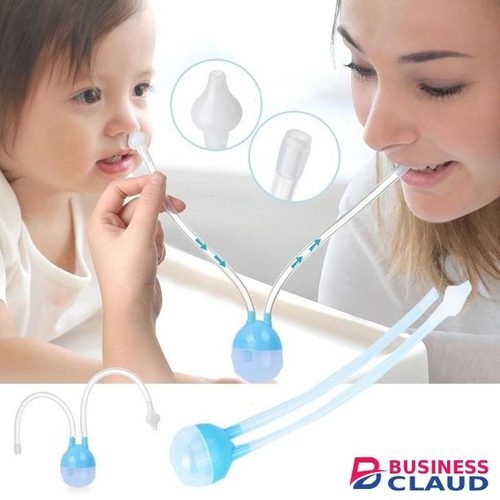 Fashion Baby Nasal Aspirator For Nose Suction Snot Cleaner Kids Mouth Suction Catheter - Nose Cleaning Sucker Suction For Children Newborn Infant - Vacuum Suction Manual Nasal Aspirator