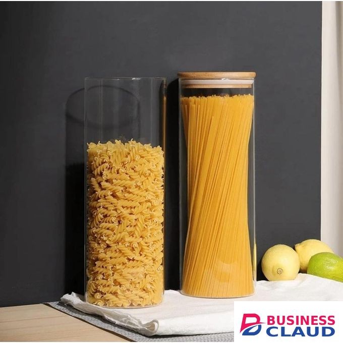 Glass Spaghetti/cereal Jars
