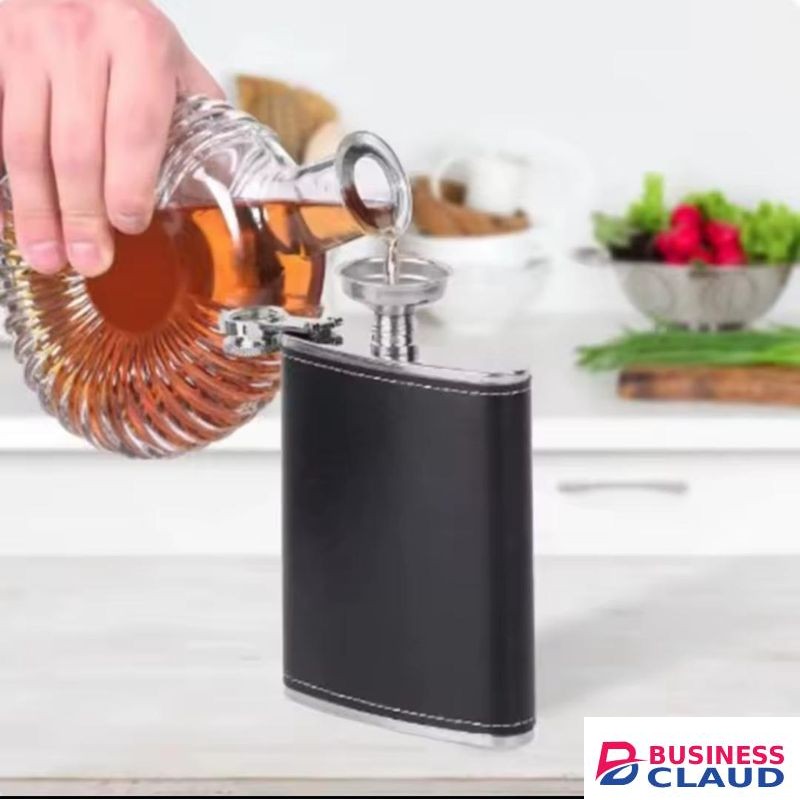 Portable Hip Flask Whisky Bottle Set - 200ml