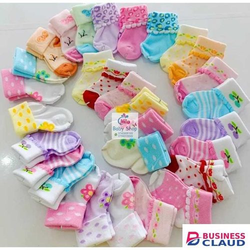6Pairs PRETTY Warm Newborn-Toddler Girly Baby Socks(0-2yrs)
