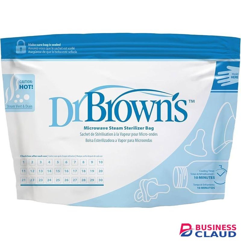 Dr Brown´s Reusable Microwave Steam Sterilizer Bags – 5 Count