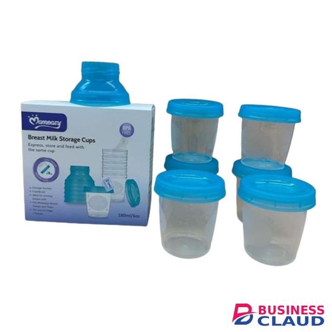Momeasy Breast Milk Storage Cups, 180ml