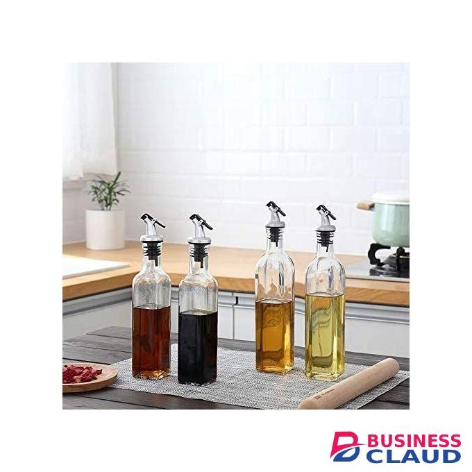 2PCS 500ml Oil And Vinegar Bottles With Dispensers