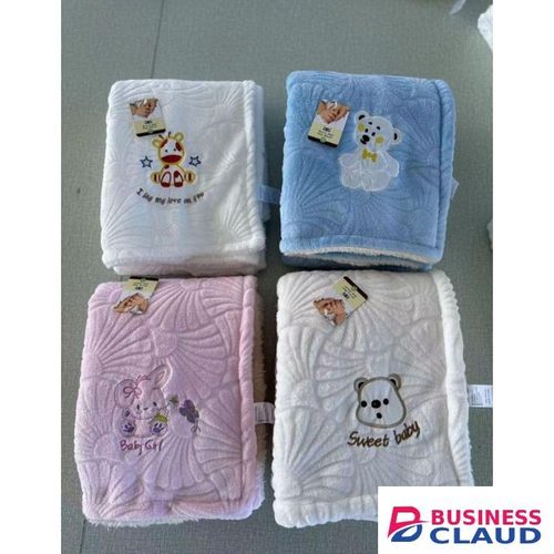 Crafted Warm Fleece Heavy BIGSIZE Soft Baby Shawl Baby Blanket