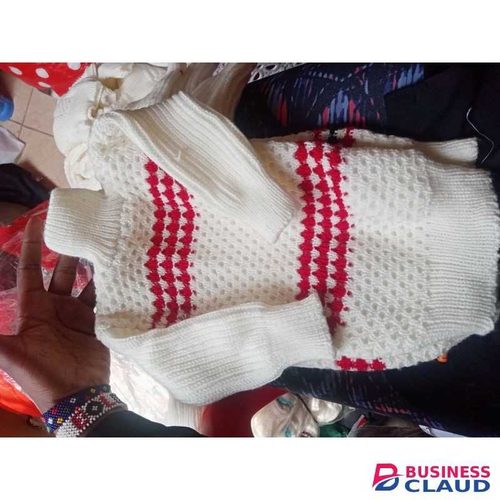 Newborn Front Stripped High Neck Knitted Baby Sweaters(0-6M) R