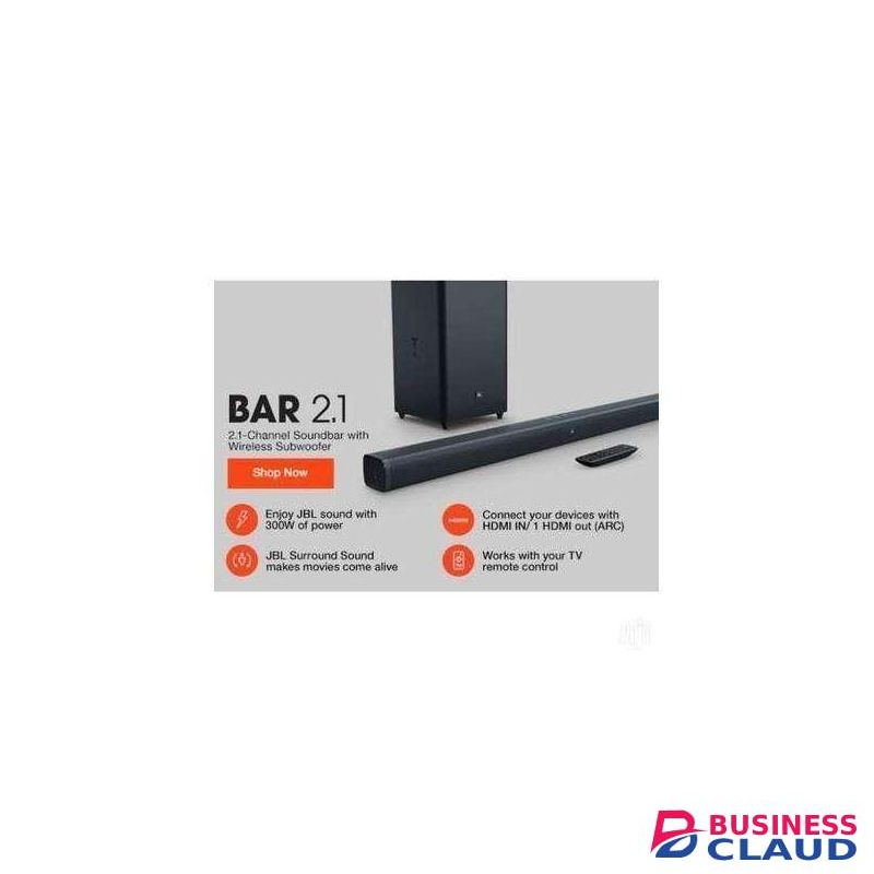 Jbl BAR 2.1CH DEEP BASS (MK2) 300W SOUNDBAR WITH WIRELESS SUBWOOFER(1yr warranty)