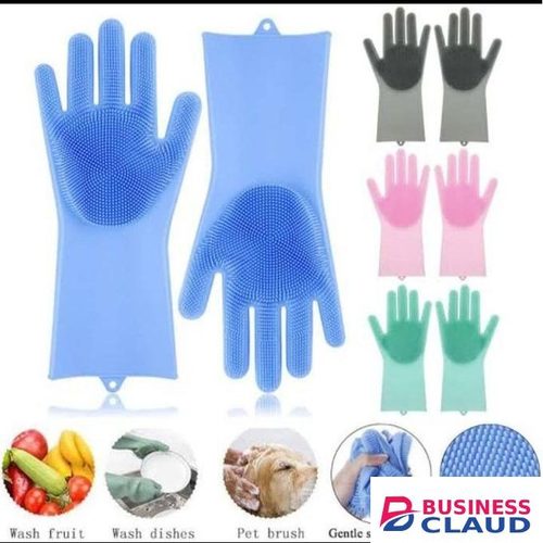 Silicone Washing Gloves,Cleaning Brush for Housework, Cars, Dogs,Dishes
