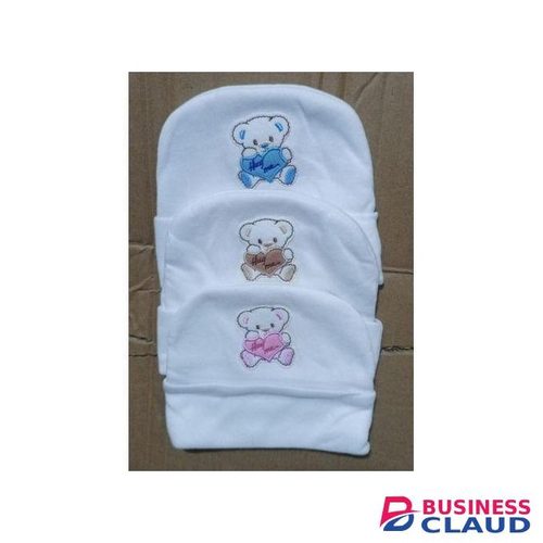 3PCS Lovely Bear Pure Cotton Newborn Baby Caps