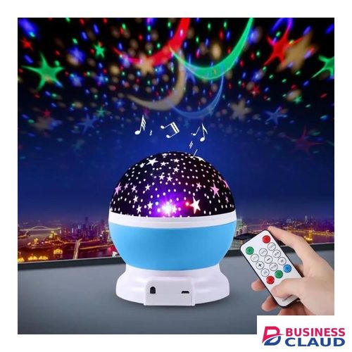 Starry projector lamp children bedroom night led light Baby lamp Decor rotating star nursery galaxy moon projector table lamp