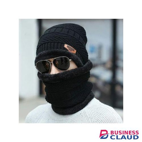 Adult Head Scarf Set (Marvin And Scarf)-Black