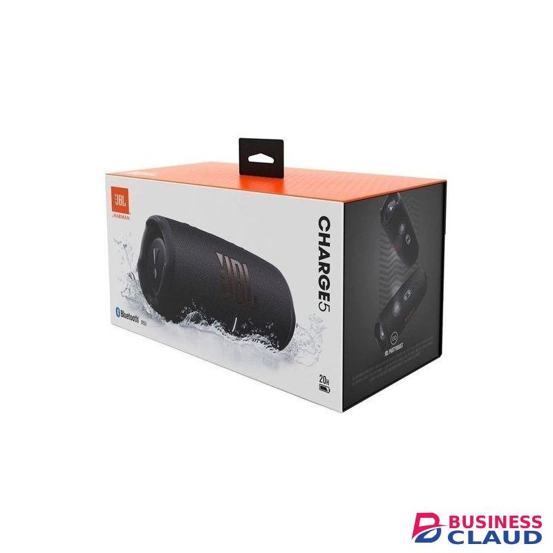 Jbl Charge 5 Original Portable Waterproof Bluetooth Speaker 40W - Black