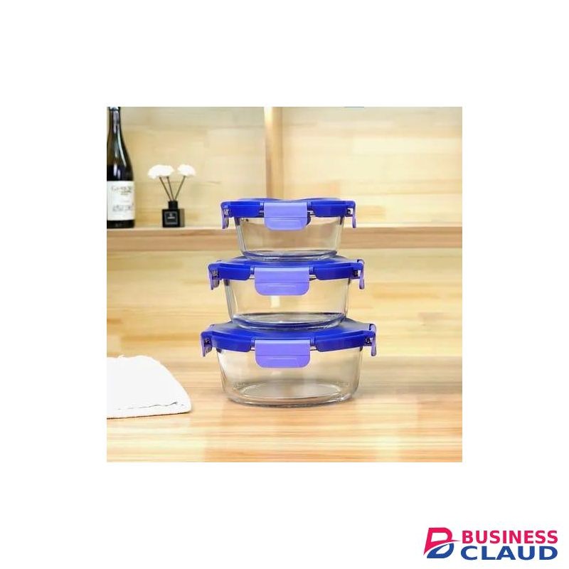 Luminarc Heavy Duty Round Putina Pure Storage Box For Storing Food