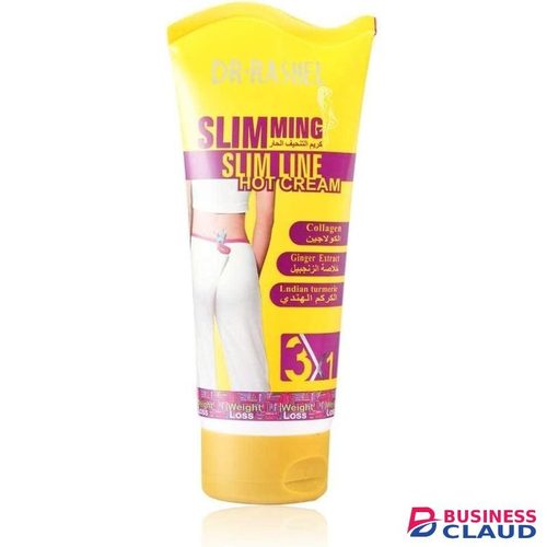 DR RASHEL Slimming Hot Cream With Collagen Ginger & Indian Turmeric (Yellow) - 150g