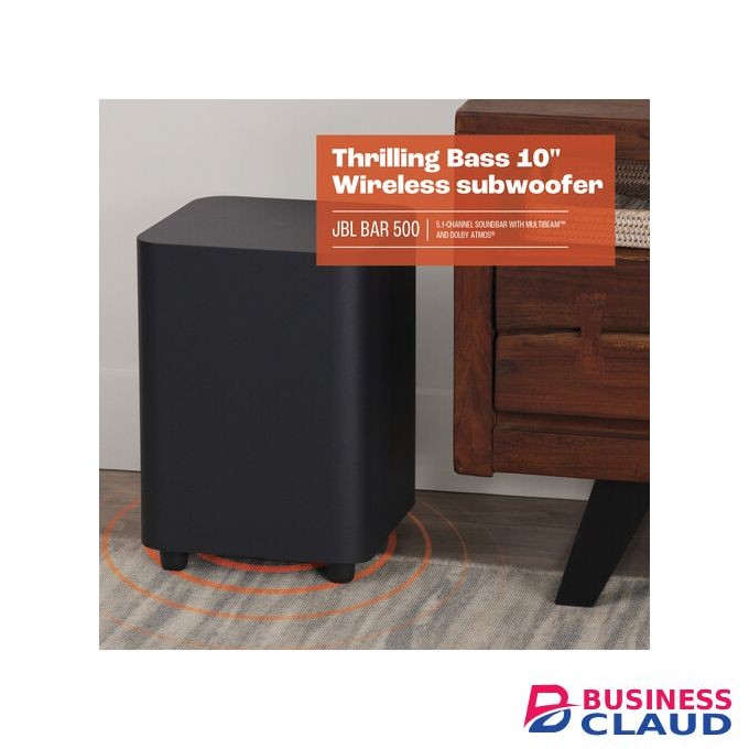 Jbl Bar 5.1 Soundbar with True Wireless Surround Speakers - Black (1YR WRTY)