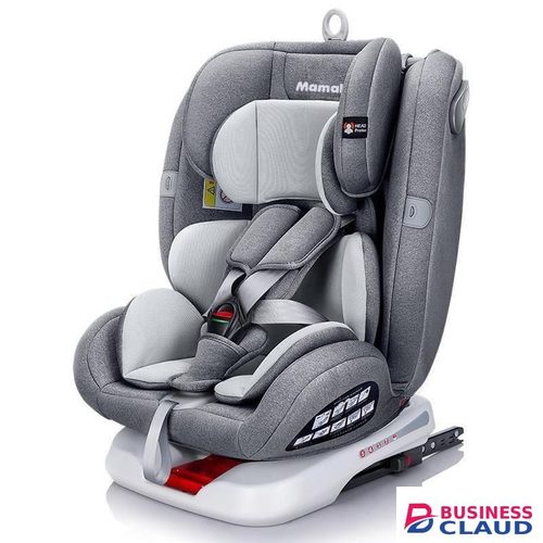 Mamakids Isofix car seat with 360 rotation and reclining option suitable for newborn to 12 yrs