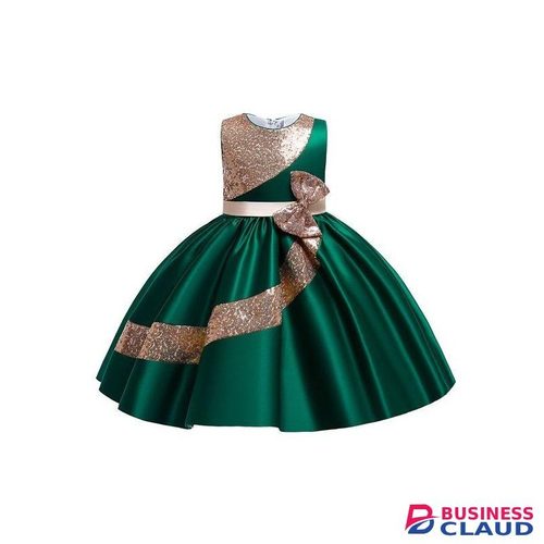 A D Fashion Style emerald sequin dress