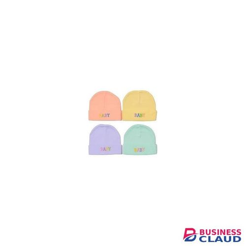 4 pieces new born cotton warm baby hats