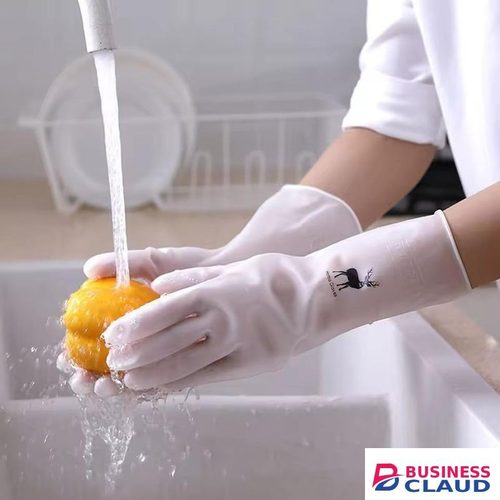 Waterproof Dishwashing Gloves Reusable Cleaning Gloves For Housework Kitchen Bathroom Laundry Chores Durable Clean Wear-Resistant Dishwashing Gloves
