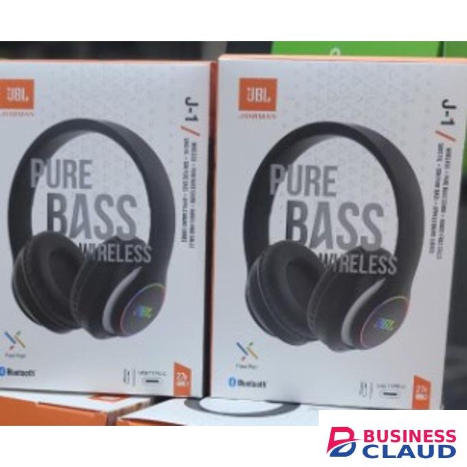 JBL J-1 Bluetooth Headphones – Deep Bass, 40 Hours Playtime & Dual-Device Switching