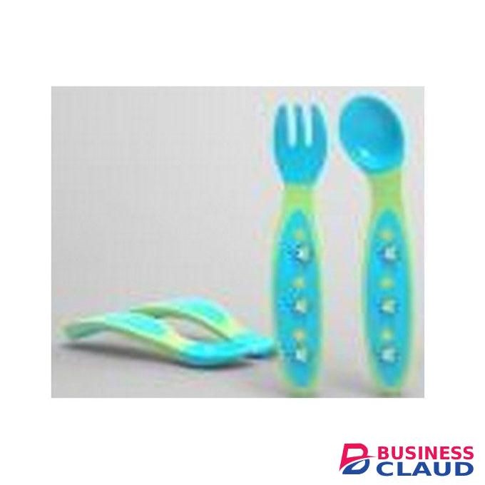 Jungle Buddies Swoopy Fork & Spoon