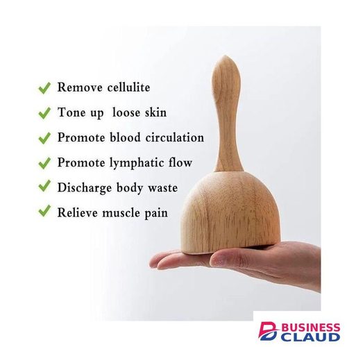 WOODEN Wood Therapy Cupping Cup, Wood Therapy Massage Tools for Body Shaping, Body Sculpting Tool for Lymphatic Drainage and Cellulite Reduction, Massager