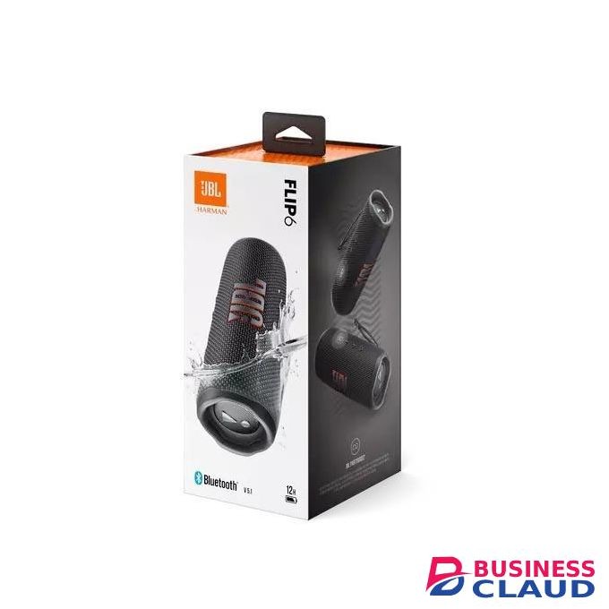 Jbl Flip 6 Waterproof, Portable & Durable Bluetooth Speaker - Black