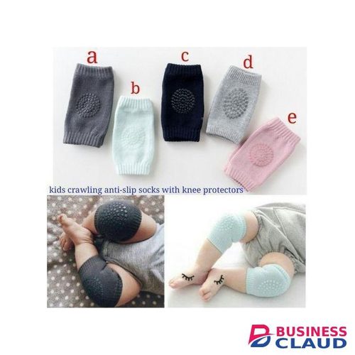Kids Knee Pads Baby Crawling Anti-Slip Leg ( pink
