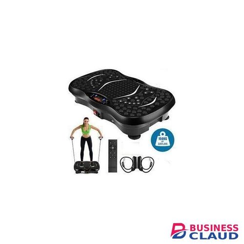 Ultrathin Vibration Platform/Massager With Two Resistance Band. Blood Circulation, Body Massage,fat Burner, Calories Burner, Cardiovascular