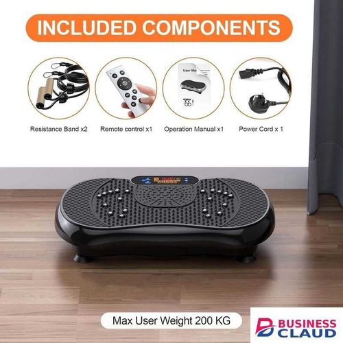 Vibration Plate Exercise Machine, Lymphatic Drainage Machine for Weight Loss, Full Body Workout Vibrate Fitness Platform, Helps Toning Shaping Wellness Home Gyms Workout-Max weight 150kg