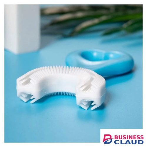 Training Toothbrushes For Kids 2-6Y,Silicone Bristles Massage Gums,360° All-Round Cleaning