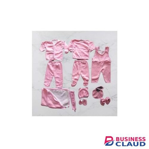 Lucky Star 11 Pieces New Born Baby Receiving Set - PINK