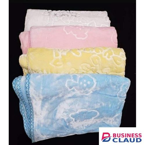 Warm Silky Fleece Baby Shawl Blanket