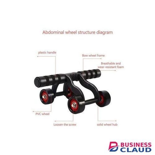 4 Wheel Abdominal Wheel Gym Belly Whee For Fitness