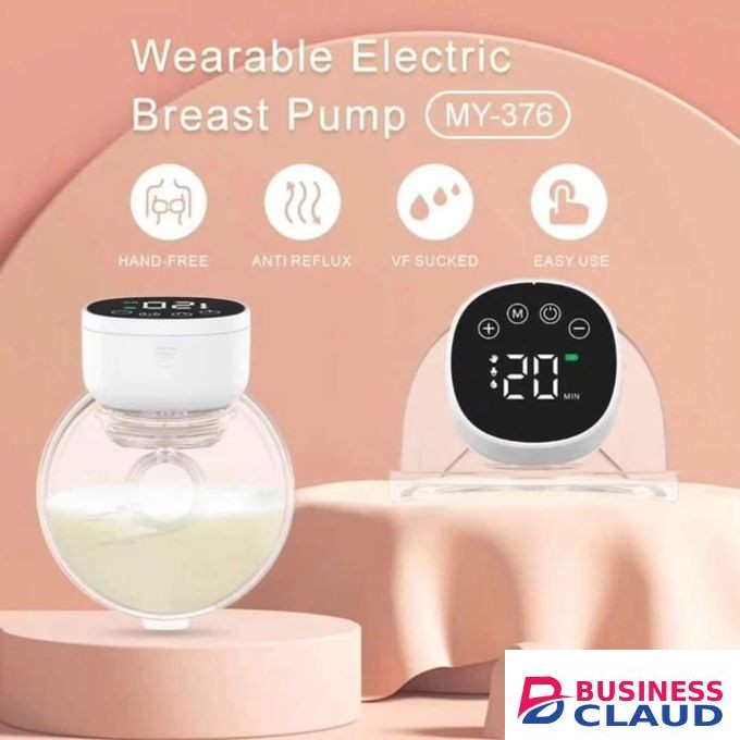 2pcs Portable Hands Free Electric Breast Pumps