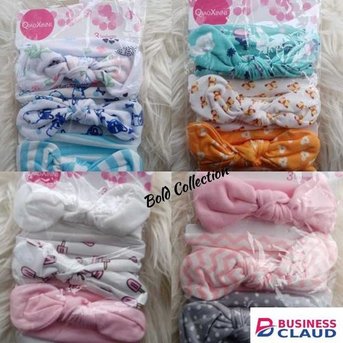 3PCs Pretty Printed Floral Baby Girls Headband