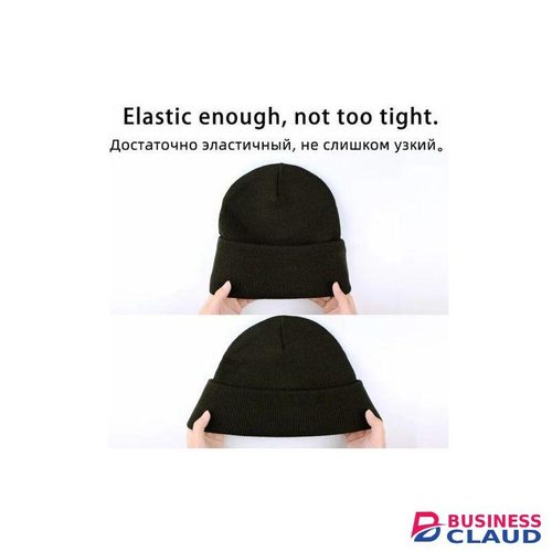 Hat Marvin School Uniform Kids Knitted Caps-BLACK