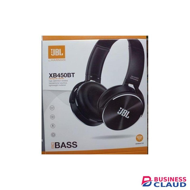 Jbl WIRELESS HEADPHONES (BIG-BASS) Plus Free Gift