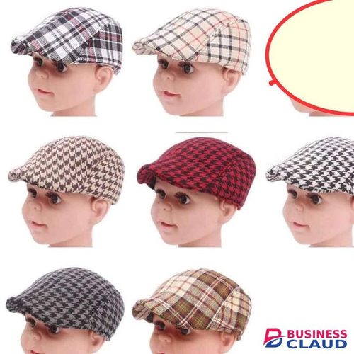 Baby Kids Cotton Flat Cap