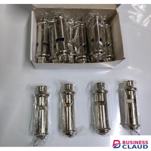 Portable metallic security whistle Rescue Whistle
