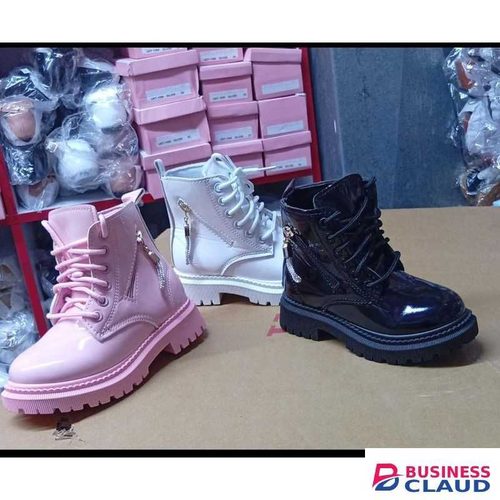 GIRLS FASHION HIGH QUALITY BOOTS WHITE