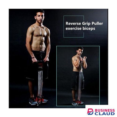 3 In 1 Chest Expander Spring With TUMMY TRIMMER, 3-in-1 Multifunctional Chest Expander For Men And Women, Traditional Hand Clamp And Elastic Foot Pedal Exercise Sit-Up Pedal Pull Rope And Professional Chest Trainer For Men