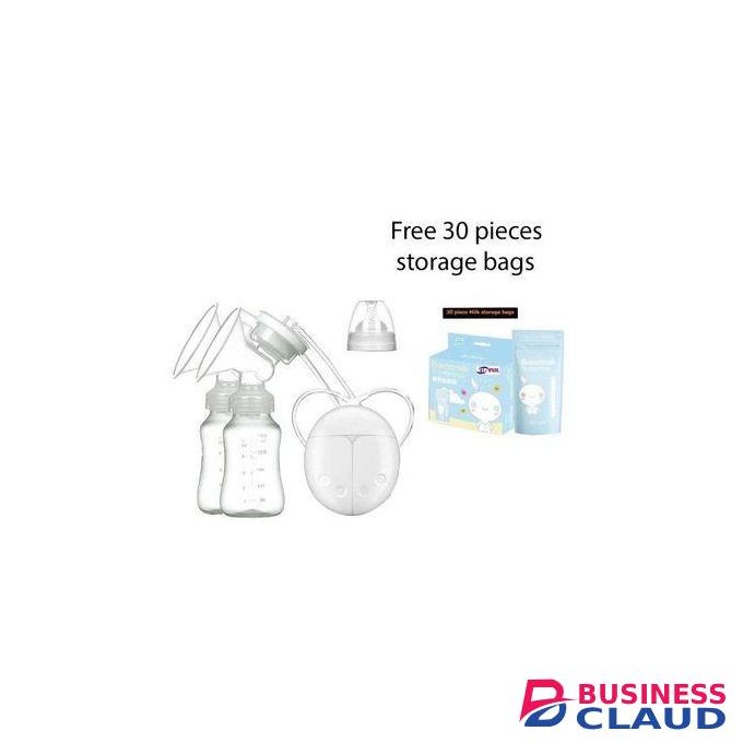 Double Electric Breast Pump With Milk Storage Bags