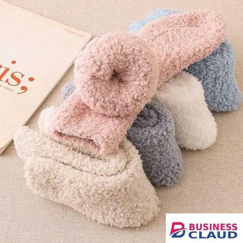 Winter Socks – Warm, Fluffy, Thick Coral Velvet Plush Socks for Indoor & Sleep