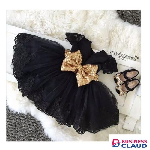 Black Lace Baby Dress