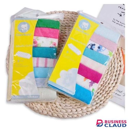 8PCS Assorted Colors Infant Newborn Bath Towels,Wash Cloths, Super Soft, Absorbent & Gentle Cotton Baby Towels, Ideal for Bathing & Daily Care