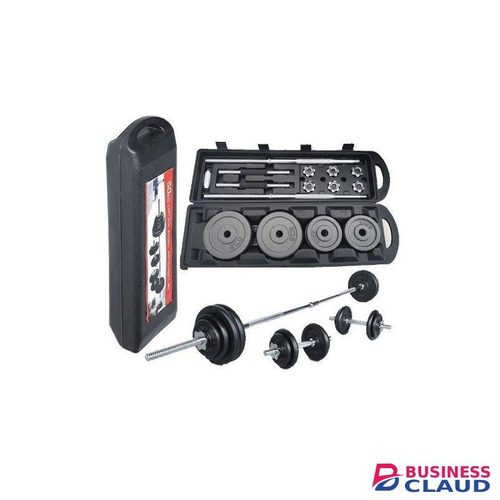 50KG Dumbell Package with Barbell, Skipping rope, FREE Abs Roller, Knee Pad and Water Bottle