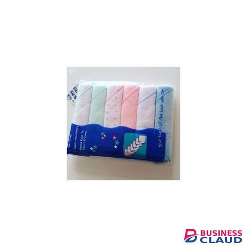 Soft Baby Washcloth Set 6pcs-multicolor